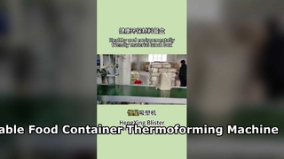 Biodegradable Food Container Thermoforming Machine | PLA Food Box Production | Hengxing